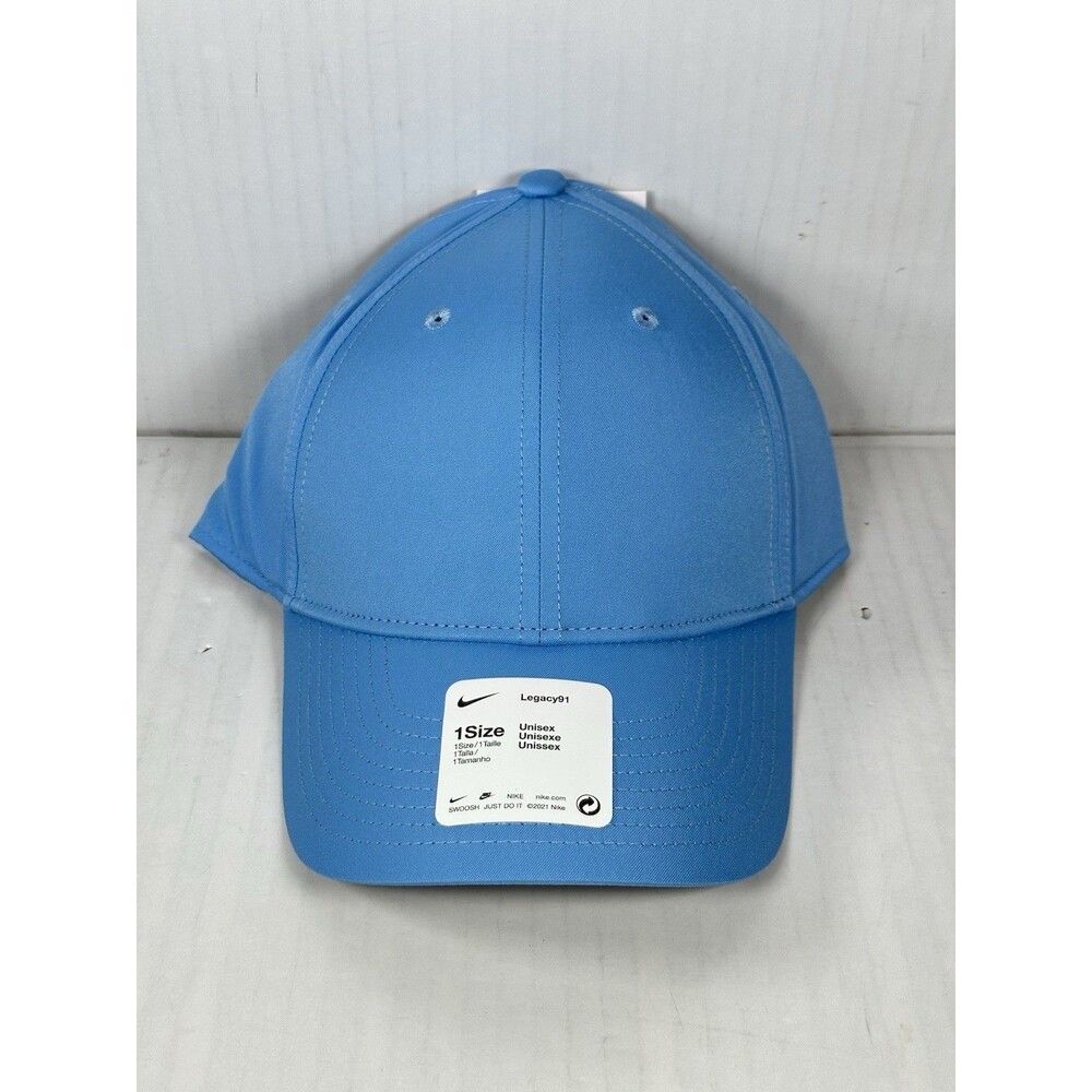 Nike Golf Dri-Fit Legacy 91 Carolina Blue Adjustable Golf Hat Cap DH1641-412 NWT